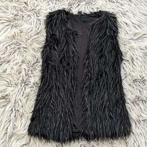 Armani Exchange Luxe Faux Fur Vest